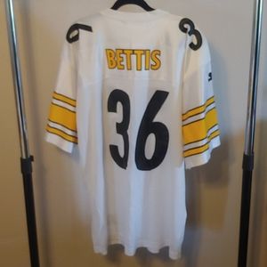 Starter Pitts. Steelers Jerome Bettis Jersey, L